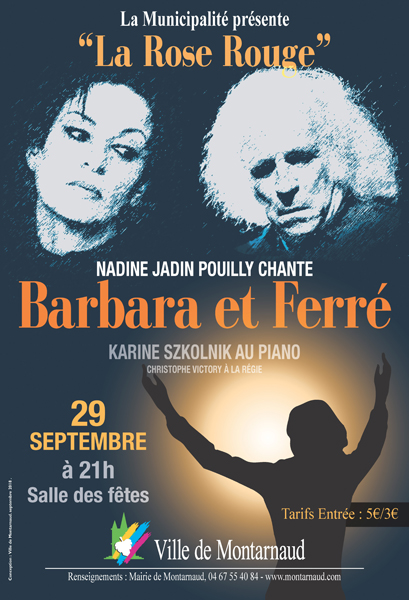 Affiche Récital Barbara Ferré 2018