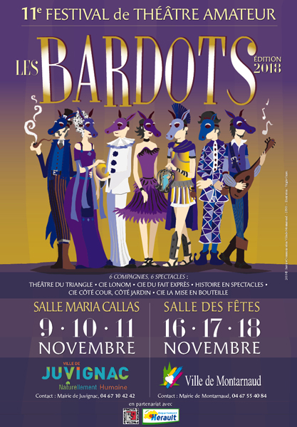 Affiche Les Bardots 2018 - JPEG - 249 ko