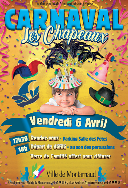 Mairie de Montarnaud - Affiche carnaval 2018 Les chapeaux