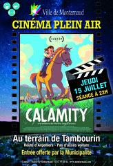 Affiche ciné plein air 2021 - Calamity - JPEG - 5 Mo
